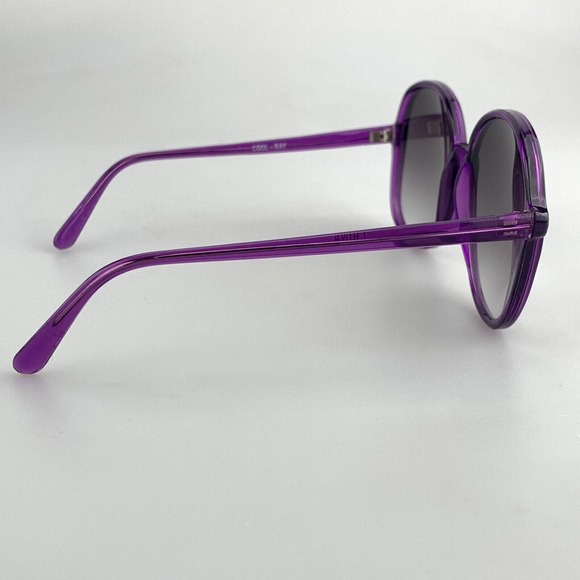 Vintage Cool-Ray Sunglasses Purple Round Oversized Retro - Picture 3 of 10